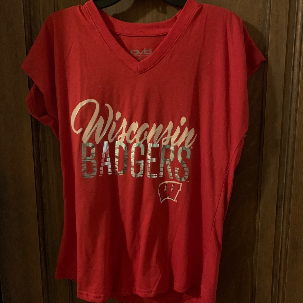 Wisconsin Badgers- Old Varsity Brand Tee